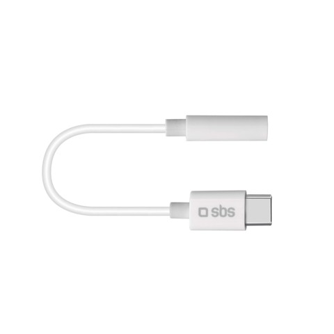 SBS TEINTJACKTYCFMW cavo per cellulare Bianco 0,09 m 3.5mm USB C