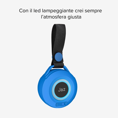 SBS TEJZSPEAKWIZ3WB altoparlante portatile e per feste Nero, Blu 3 W