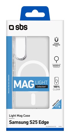 SBS TELIGMAGSAS25E custodia per cellulare 16,9 cm (6.66") Cover Trasparente