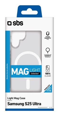 SBS TELIGMAGSAS25UT custodia per cellulare 17,5 cm (6.9") Cover Trasparente