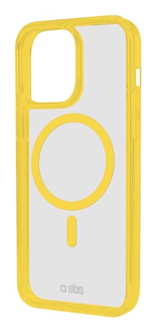 SBS TEMAGCOLIP1661PY Cover Trasparente, Giallo iphone 16 pro magsafe
