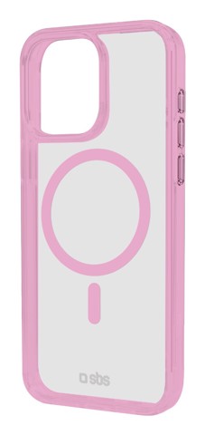 SBS TEMAGCOLIP1667PP Cover Rosa, Trasparente iphone 16 pro magsafe