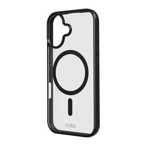 SBS TEMAGCOLIP1763K custodia per cellulare 16 cm (6.3") Cover Nero, Trasparente