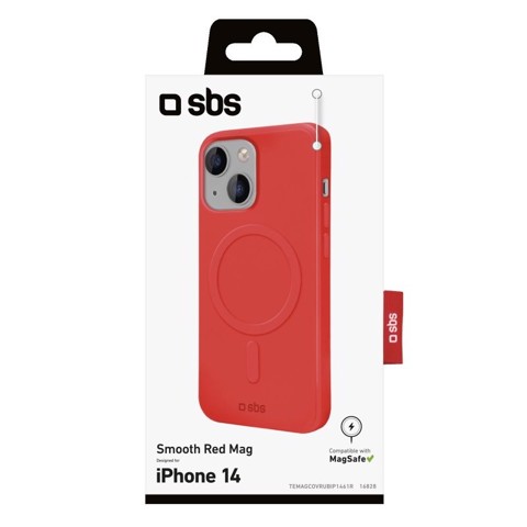 SBS TEMAGCOVRUBIP1461R custodia per cellulare 15,5 cm (6.1") Cover Rosso