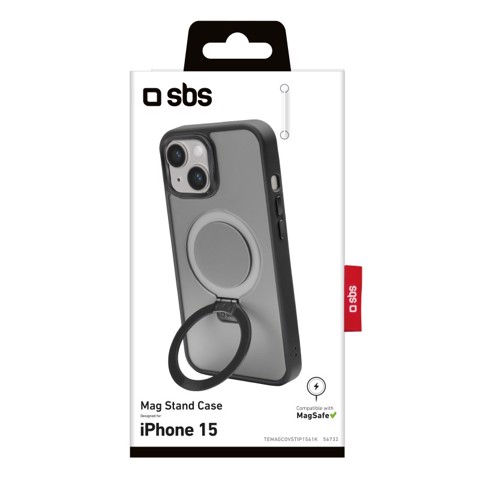 SBS TEMAGCOVSTIP1561K custodia per cellulare 15,5 cm (6.1") Cover Nero