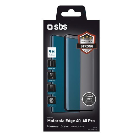 SBS TESCR4DMOE40 Pellicola proteggischermo trasparente Motorola 1 pz