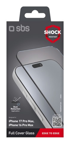 SBS TESCRFCIP1769 Pellicola proteggischermo trasparente Apple iphone 17 pro max 1 pz