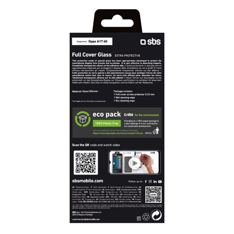 SBS TESCRFCOPA174G Pellicola proteggischermo trasparente OPPO a17 1 pz