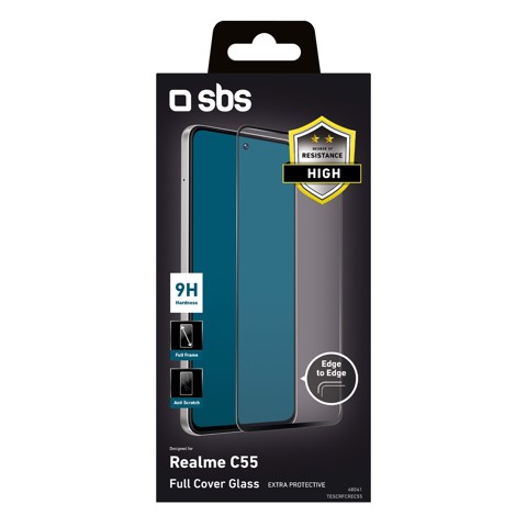 SBS TESCRFCREC55Pellicola proteggischermo trasparente Realme c55 1 pz