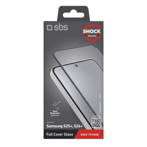 SBS TESCRFCSAS25P Pellicola proteggischermo trasparente Samsung s25+/s24+ 1 pz