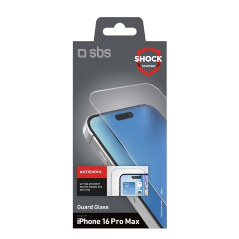 SBS TESCRGLIP1667P Pellicola proteggischermo trasparente iphone 16 pro max 1 pz