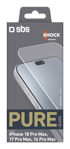 SBS TESCRGLIP1869 protezione per lo schermo e il retro dei telefoni cellulari Pellicola proteggischermo trasparente Apple 1 pz
