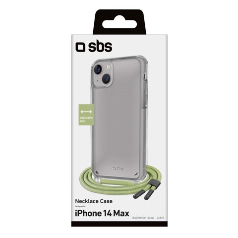 SBS TESCROPEIP1461G custodia per cellulare 15,5 cm (6.1") Cover Verde, Trasparente