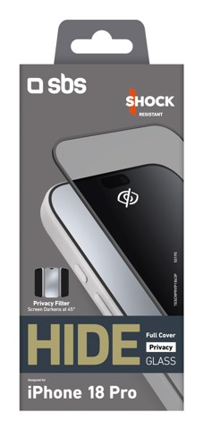 SBS TESCRPRVIP1863P protezione per lo schermo e il retro dei telefoni cellulari Schermo protettivo per la privacy Apple 1 pz