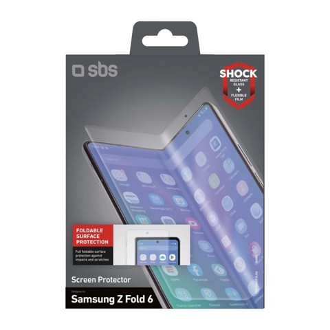 SBS TESCRSAZFOLD6 Pellicola proteggischermo trasparente Samsung 1 pz