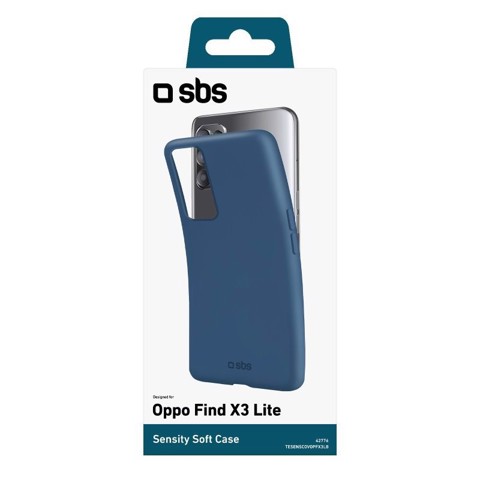 SBS TESENSCOVOPFX3LB custodia per cellulare 16,3 cm (6.43") Cover Blu