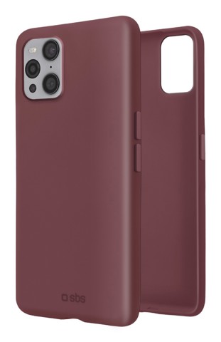 SBS TESENSCOVOPFX3PBX custodia per cellulare 17 cm (6.7") Cover Bordeaux
