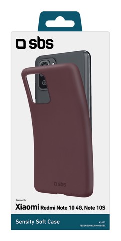 SBS TESENSCOVXIRNO10SBX custodia per cellulare 16,3 cm (6.43") Cover Bordeaux