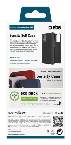 SBS TESENSMOG42K custodia per cellulare 16,3 cm (6.4") Cover Nero