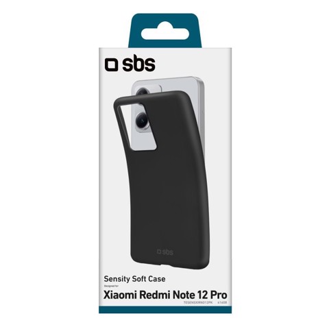 SBS TESENSXIRNO12PPK custodia per cellulare 16,9 cm (6.67") Cover Nero