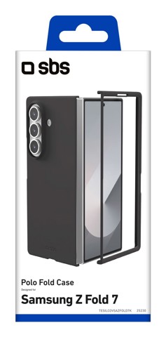 SBS TESILCOVSAZFOLD7K custodia per cellulare 20,3 cm (8") Cover Nero, Trasparente