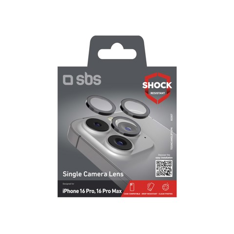SBS TESINCAMGLIP16PK Protezione per obiettivo della fotocamera iphone16pro/max 1 pz