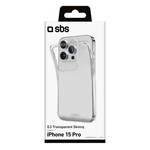 SBS TESKINIP1561PT Cover Trasparente iphone 15 pro
