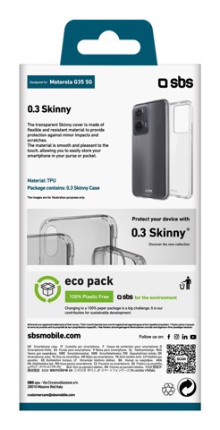 SBS TESKINMOG355GT custodia per cellulare 17,1 cm (6.72") Cover Trasparente