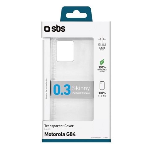 SBS TESKINMOG84T custodia per cellulare 16,5 cm (6.5") Cover Trasparente