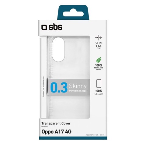 SBS TESKINOPA174GT custodia per cellulare 16,7 cm (6.56") Cover Trasparente