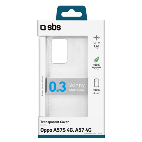 SBS TESKINOPA57S4GT custodia per cellulare 16,7 cm (6.56") Cover Trasparente