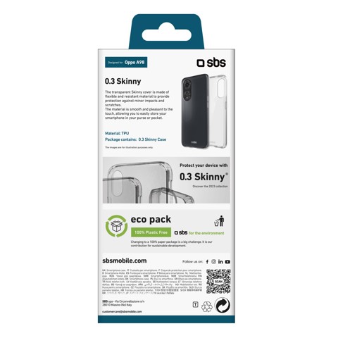 SBS TESKINOPA98T Cover Trasparente oppo a98