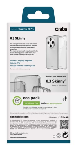 SBS TESKINOPFX8PT  Cover Translucent OPPO FIND X8 PRO 