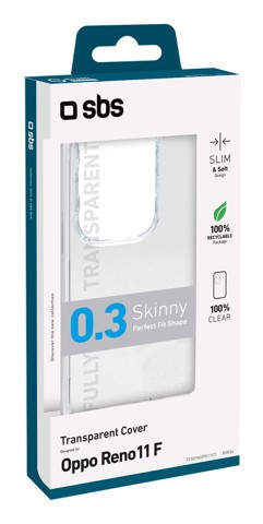 SBS TESKINOPR11FT custodia per cellulare 17 cm (6.7") Cover Trasparente