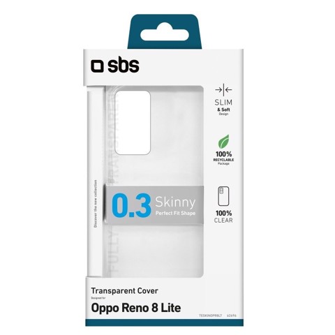SBS TESKINOPR8LT custodia per cellulare 16,3 cm (6.43") Cover Trasparente