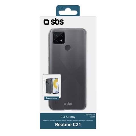 SBS TESKINREC21T custodia per cellulare 16,5 cm (6.5") Cover Trasparente