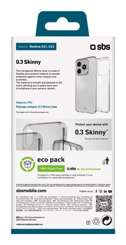 SBS TESKINREC61T custodia per cellulare 17,1 cm (6.74") Cover Trasparente