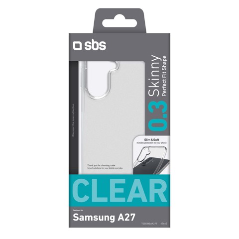 SBS TESKINSAA27T custodia per cellulare 17 cm (6.7") Cover Trasparente