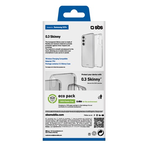 SBS TESKINSAS25PT Cover Trasparente trasparente s25+