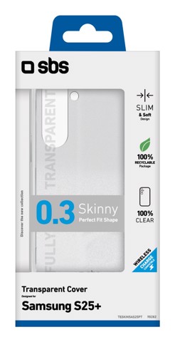 SBS TESKINSAS25PT custodia per cellulare 17 cm (6.7") Cover Trasparente