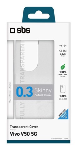 SBS TESKINVIV505GT custodia per cellulare 17,2 cm (6.77") Cover Trasparente