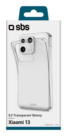 SBS TESKINXI13T custodia per cellulare 16,1 cm (6.36") Cover Trasparente