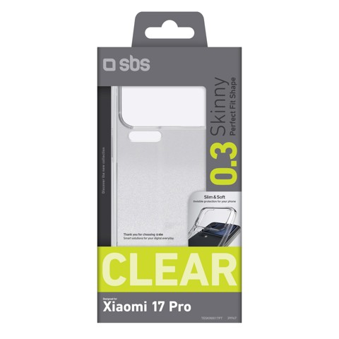 SBS TESKINXI17PT custodia per cellulare 16 cm (6.3") Cover Trasparente