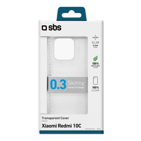 SBS TESKINXIR10CT custodia per cellulare 17 cm (6.71") Cover Trasparente