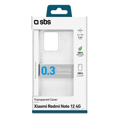 SBS TESKINXIR12T Cover Trasparente redmi 12 trasparente