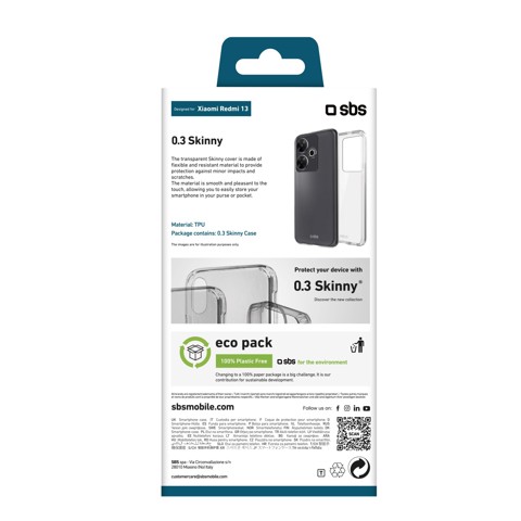 SBS TESKINXIR13T Cover Trasparente xiaomi redmi 13