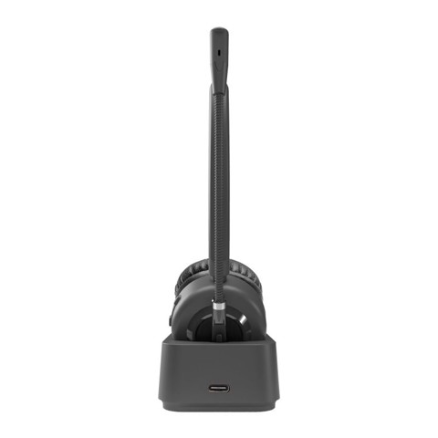 SBS TESMMONOHEADBTK cuffia e auricolare Wireless A Padiglione Ufficio Base di ricarica Nero