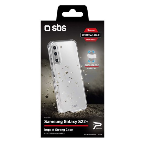 SBS TESTRCOVSAS22PT custodia per cellulare 16,8 cm (6.6") Cover Trasparente