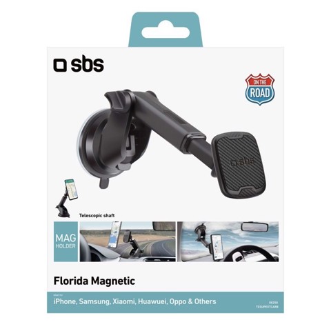 SBS TESUPEXTCARB supporto per personal communication Supporto passivo Telefono cellulare/smartphone Nero