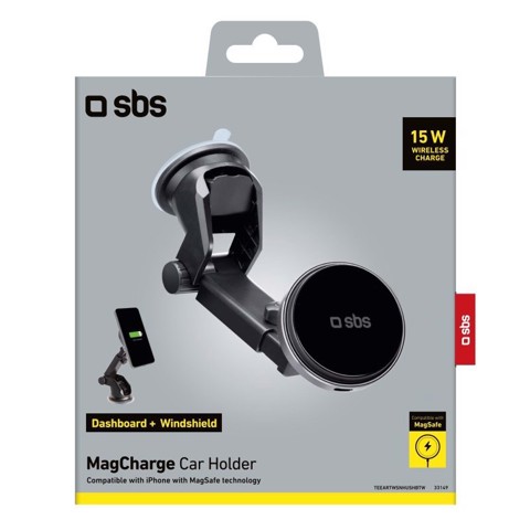 SBS TESUPMAGEXTWIR15W supporto per personal communication Telefono cellulare/smartphone Nero